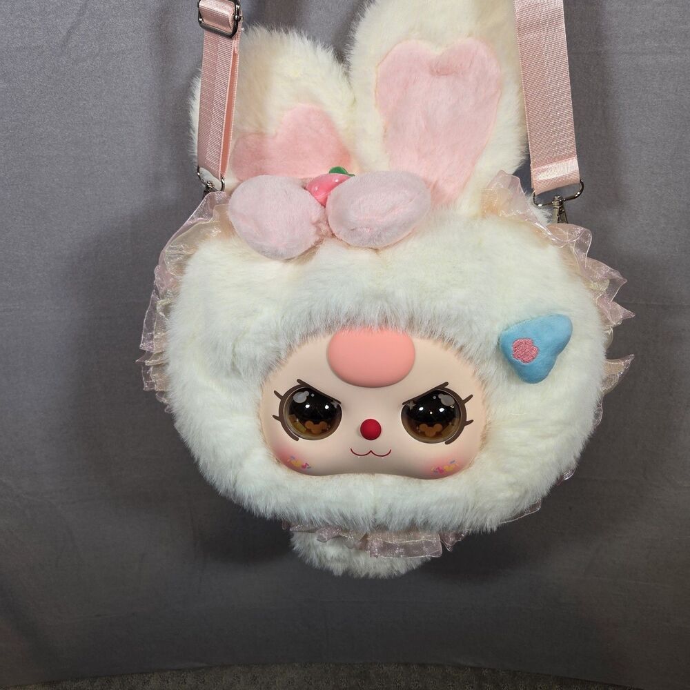 Baby Three Fairy Tale Backpack - White Bunny With Special Eyes - Picture 15 of 16